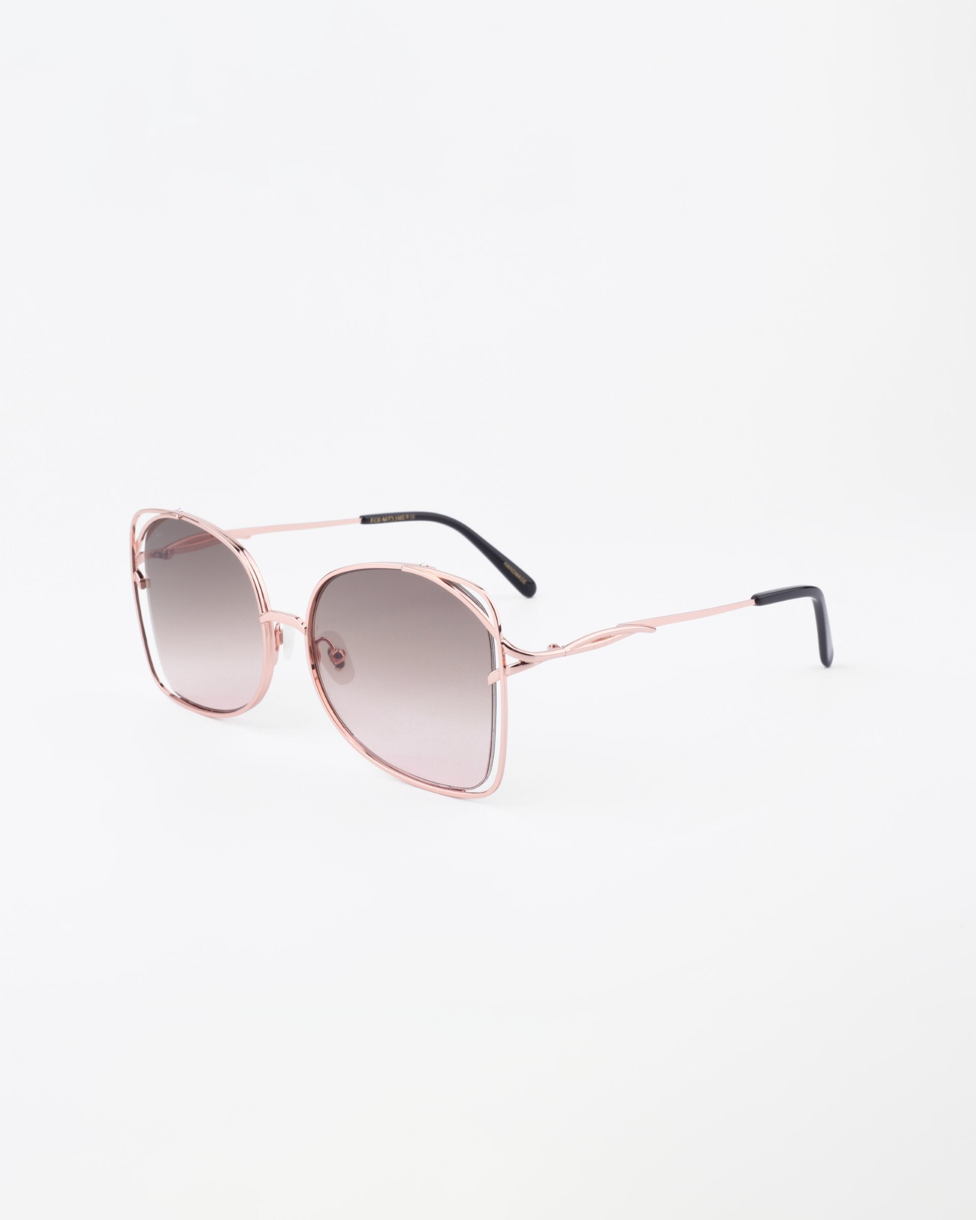 For Art’s Sake Pink Sunglasses Ornate Sunglasses - For Art main image 3