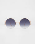 Diptych Sunglasses in Black. Front View.