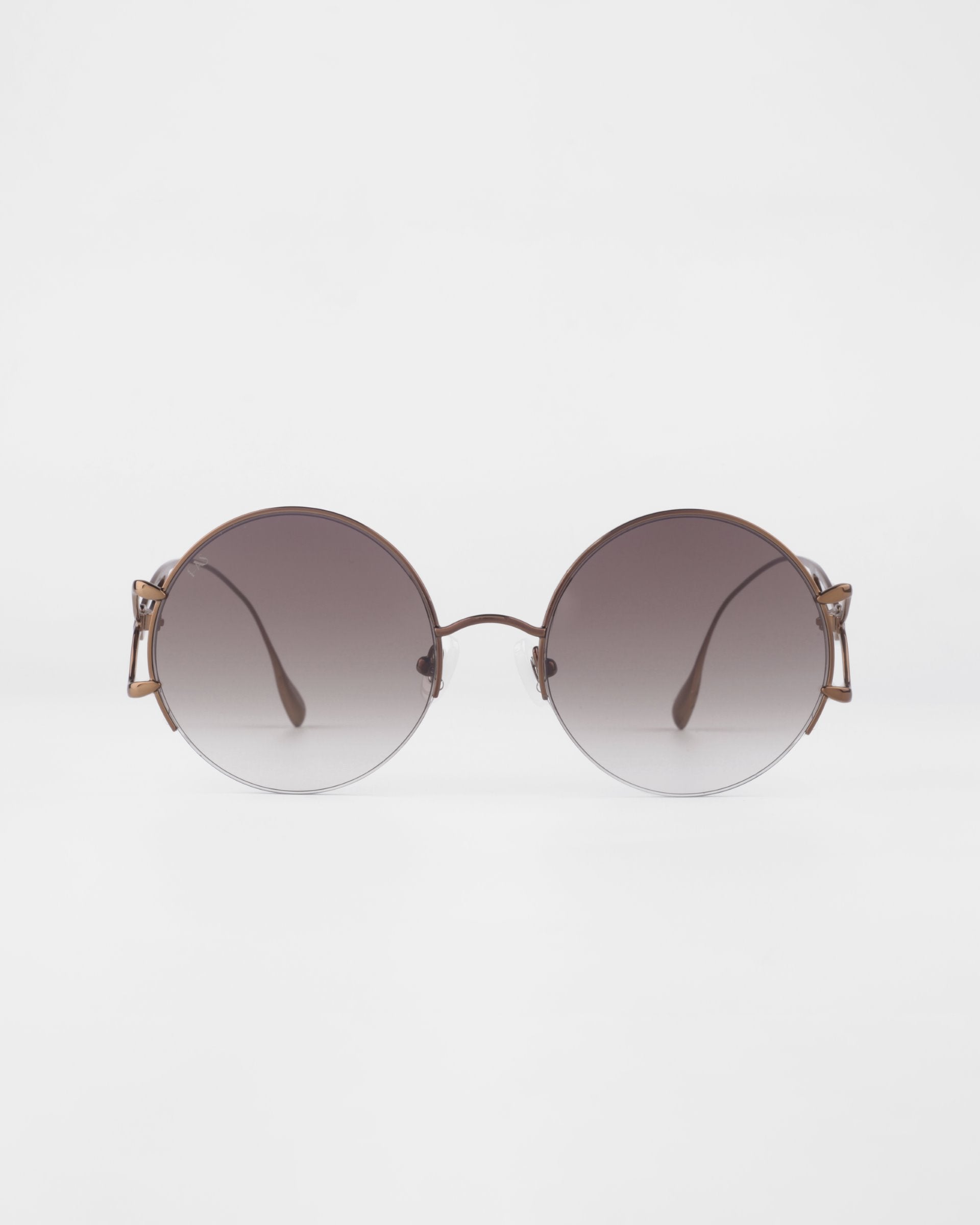 Diptych Sunglasses in Champagne. Front View.