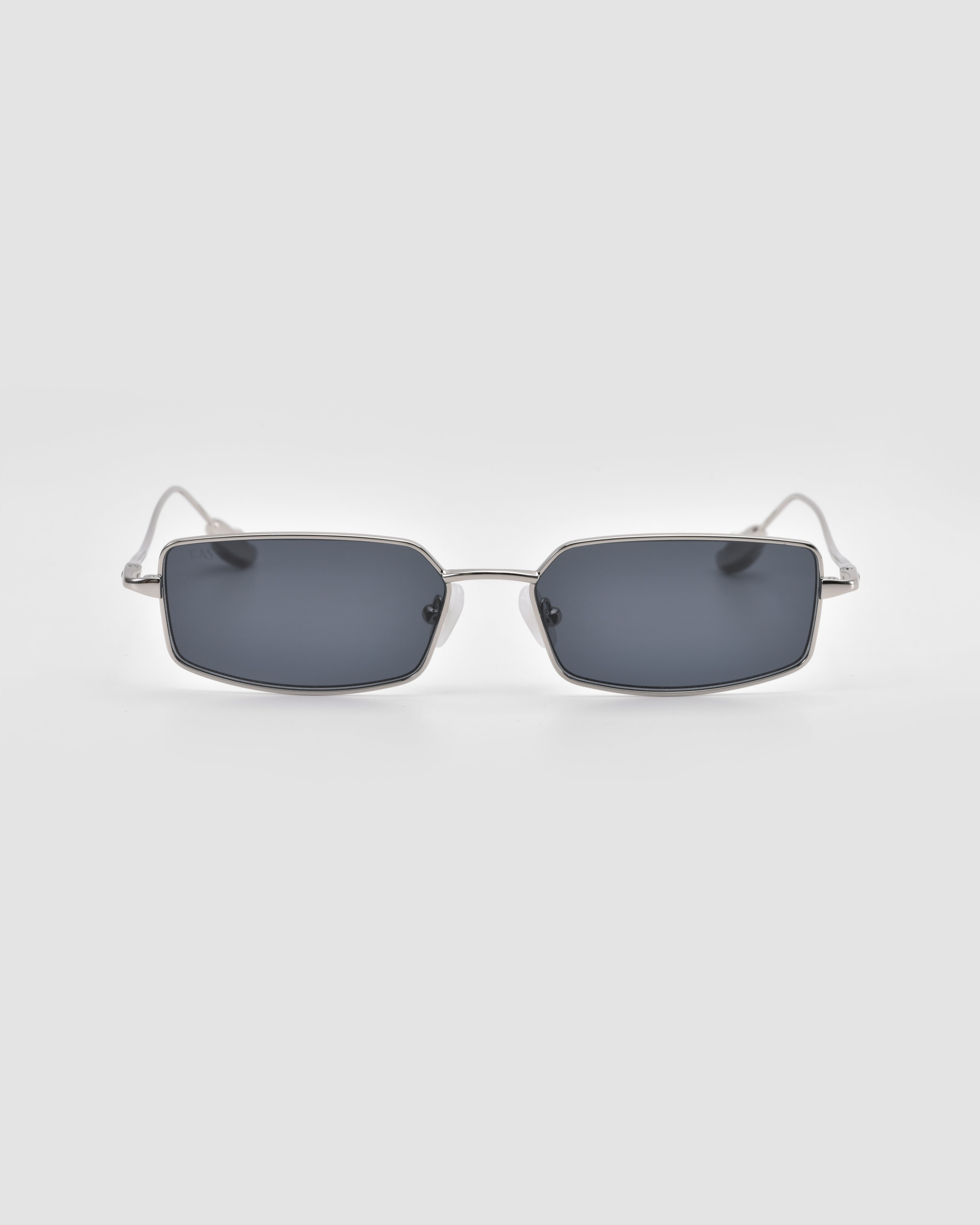 For Art's Sake サングラス For Art's Sake Dynasty Slim Black Rectangle Sunglasses | Perlina