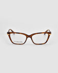 The Motion I eyeglasses by For Art's Sake® feature brown tortoiseshell rectangular thick frames with subtle metal accents, shown on a white background. "FOR ART’S SAKE" is inscribed in small text on the inside left lens.