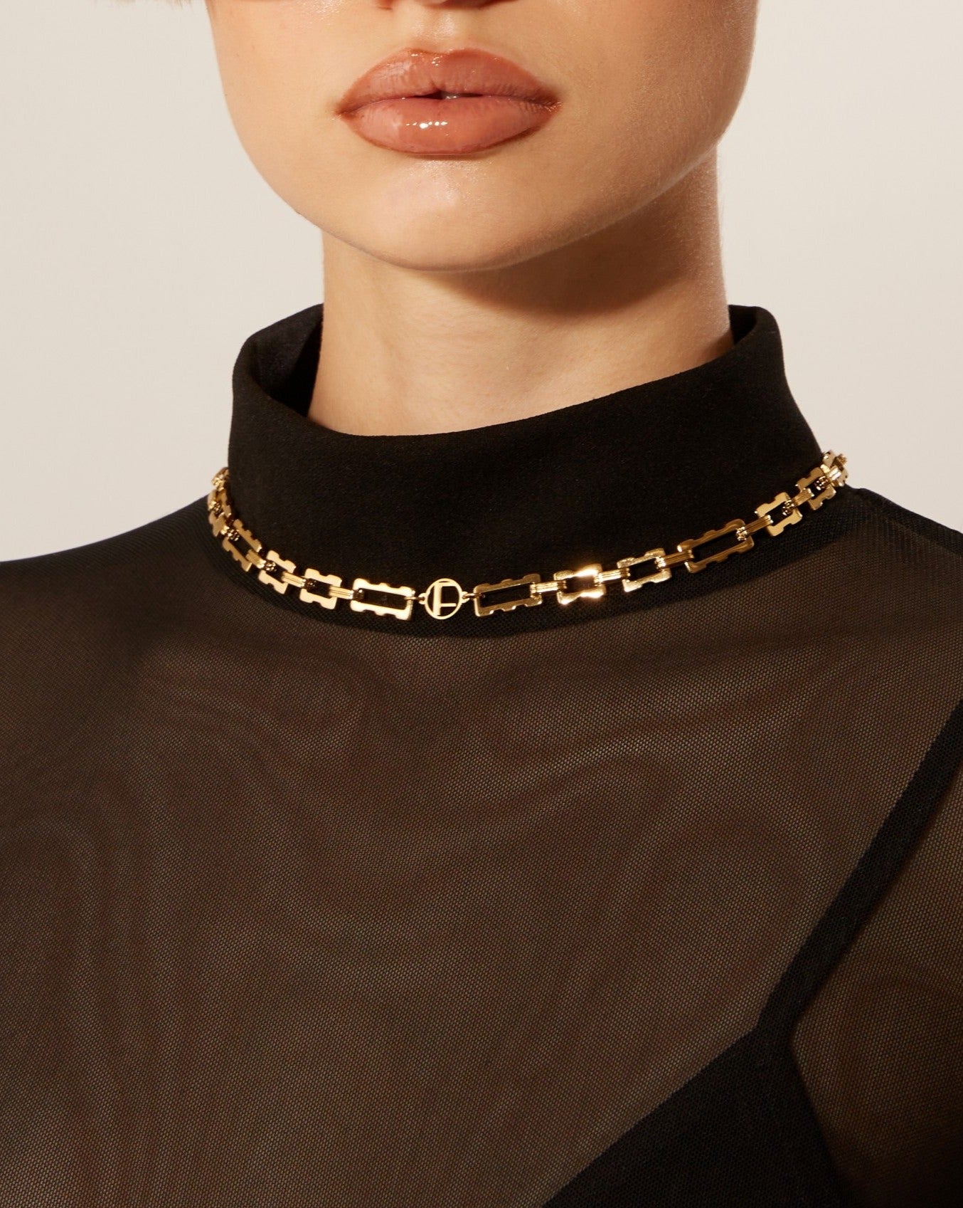 Links Necklace Gold