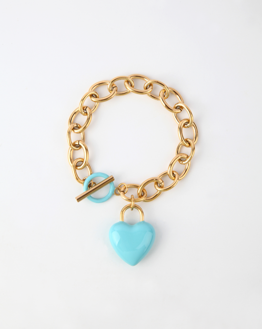 The Kiss Bracelet Blue