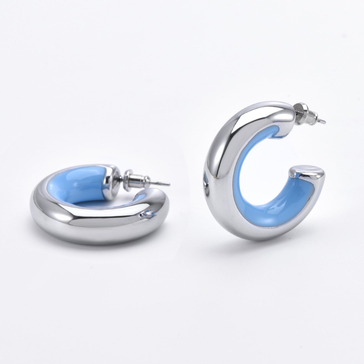 Lotus Earrings Blue