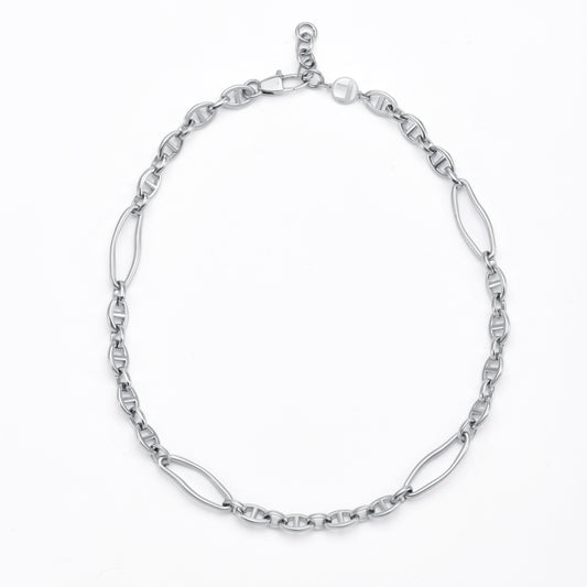 Portrait Necklace Silver