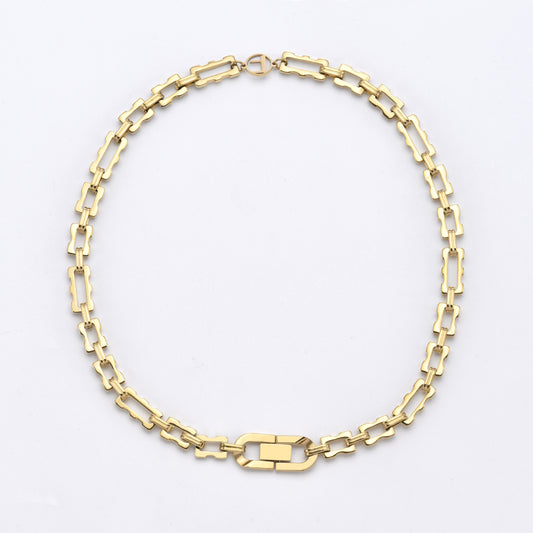 Links Necklace Gold